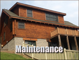  Fitzpatrick, Alabama Log Home Maintenance